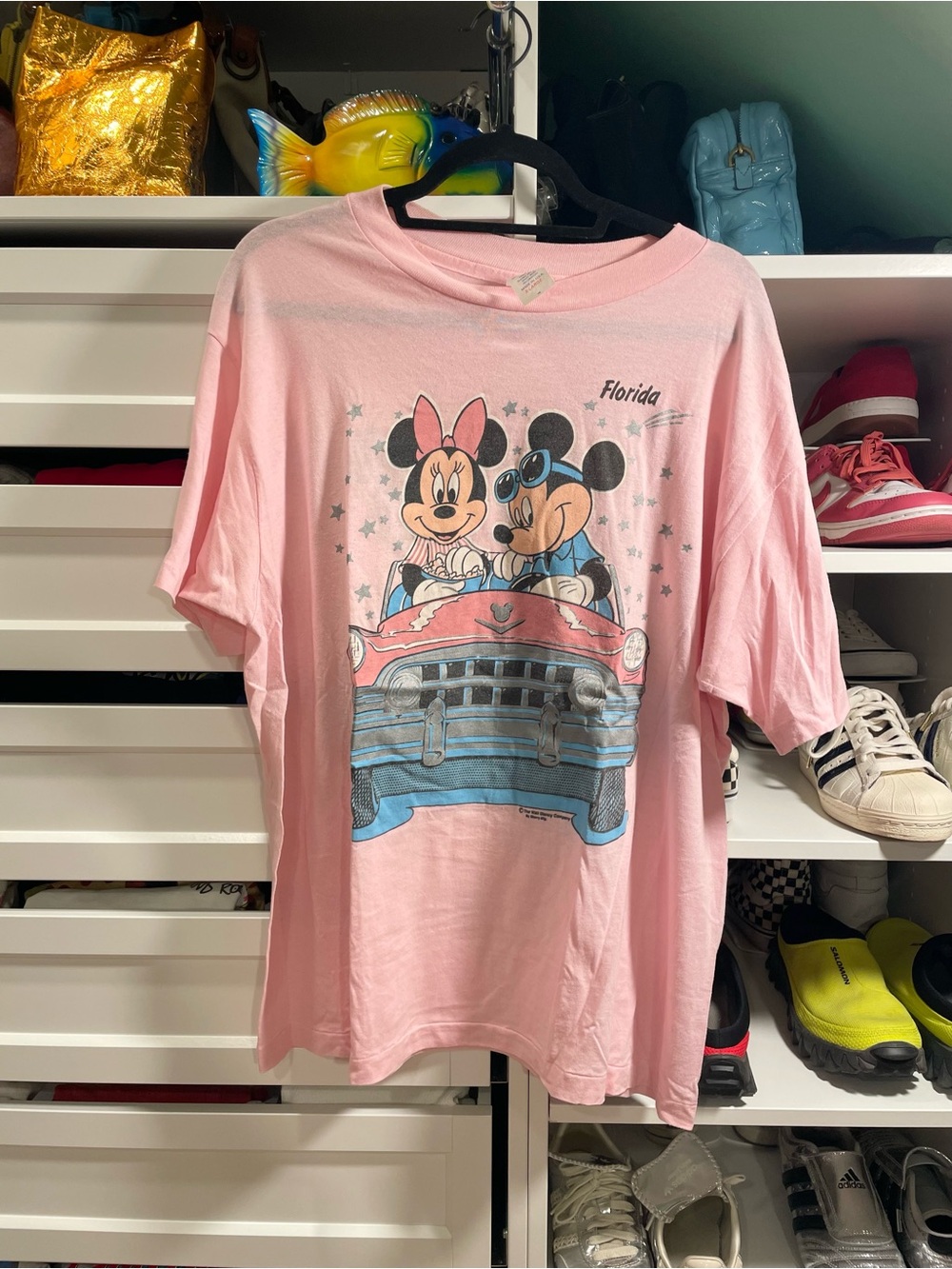 Vintage Pink Disney Minnie & Mickey Florida Graphic Tee